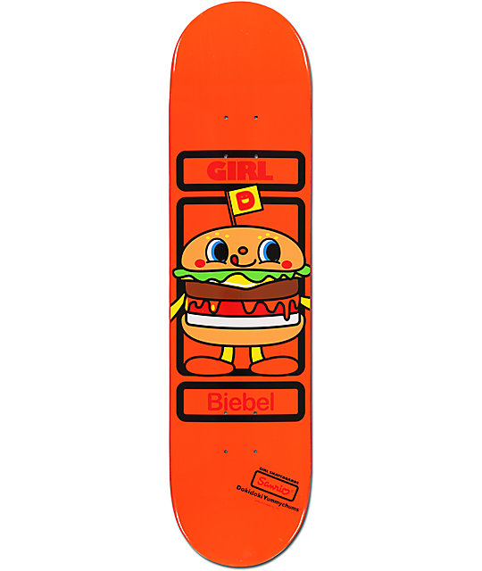 Girl x Sanrio Brandon Biebel Hello Kitty 7.87" Skateboard Deck Zumiez