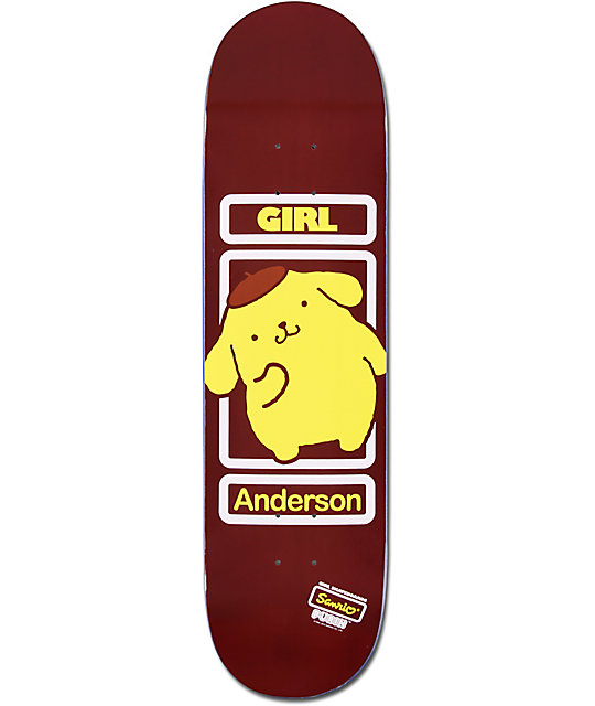 Girl x Sanrio Brian Anderson Hello Kitty 8.5" Skateboard Deck Zumiez