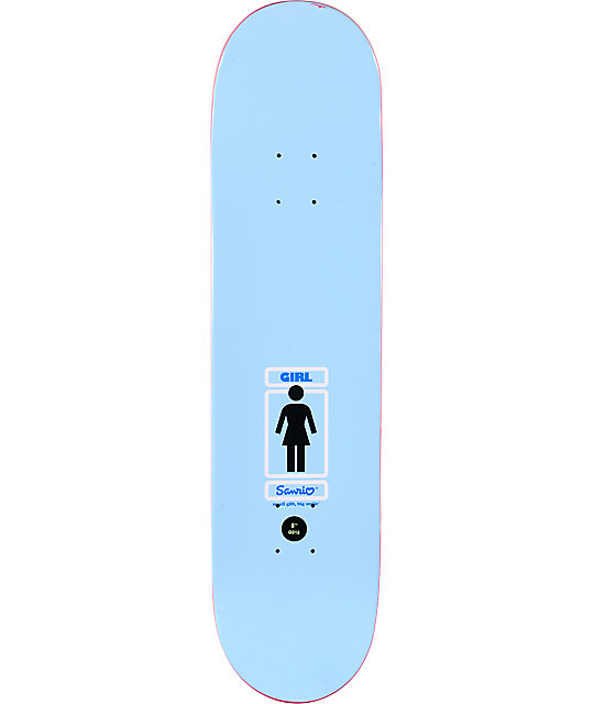 Girl x Sanrio Koston Hello Kitty 8.0" Skateboard Deck Zumiez