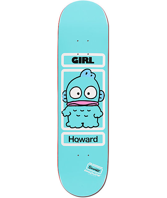 Girl x Sanrio Rick Howard Hello Kitty 8.25" Skateboard Deck Zumiez