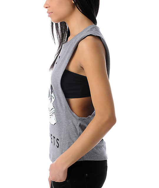 Glamour Kills Bad Decisions Cut Off Tank Top Zumiez