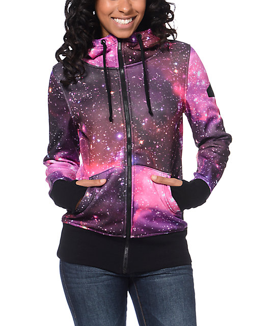 Glamour Kills Infinite Voyage Pink Tech Fleece Jacket | Zumiez