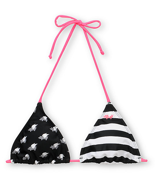 Nude pics - White triangle bikini top bikini top triangle White