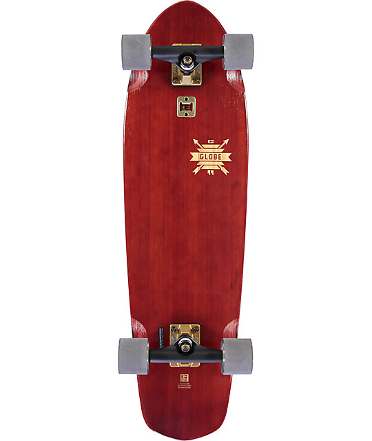 Globe Big Blazer Bamboo Cherry 32" Cruiser Complete Skateboard Zumiez