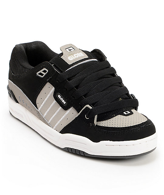 Globe Fusion Black & Grey Skate Shoes