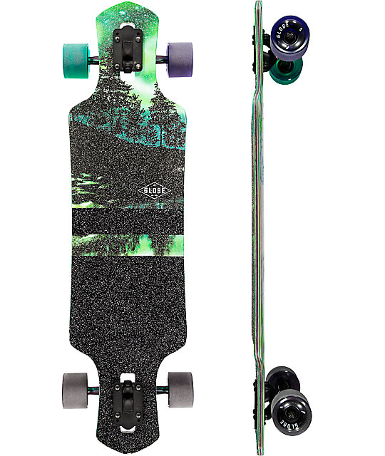 Globe Geminon Aurora 35" Drop Through Longboard Complete | Zumiez