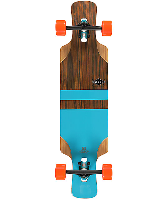 Globe Geminon FLX 41" Drop Through Longboard Complete Zumiez