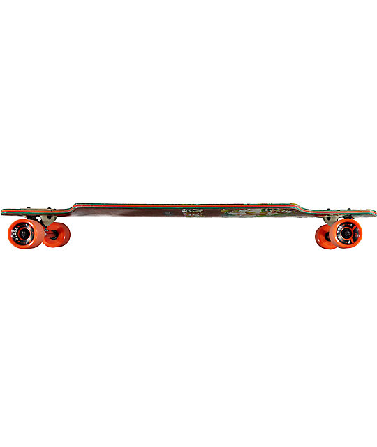 Globe Geminon Jungle 38.5" Drop Through Longboard Complete | Zumiez