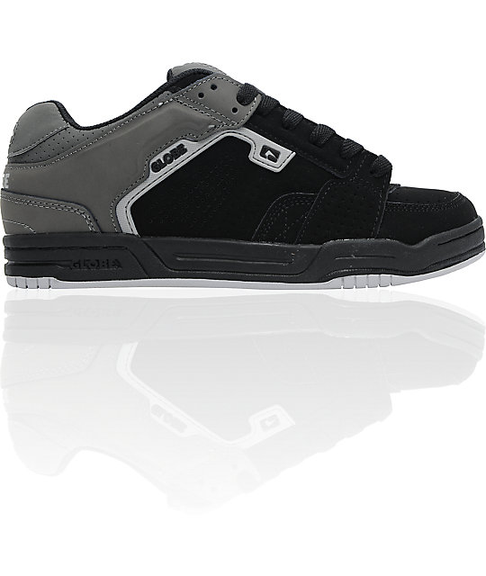 Globe Shoes Scribe Black & Charcoal Skate Shoes Zumiez