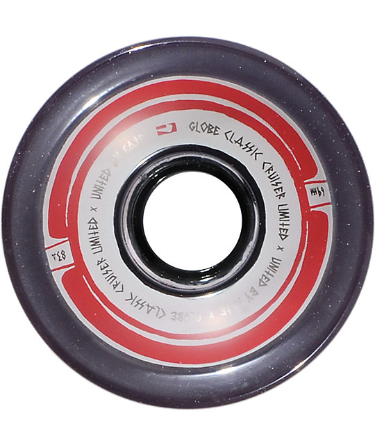 Globe Steam Roller 69mm Clear Black Longboard Wheels Zumiez