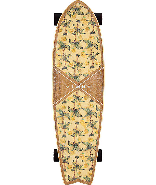 Globe Teak Pineapple Chromantic 9.25" Cruise Complete Skateboard Zumiez