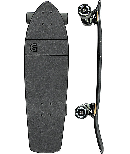 Gold Coast Classic Black 28.25" Cruiser Complete Skateboard Zumiez