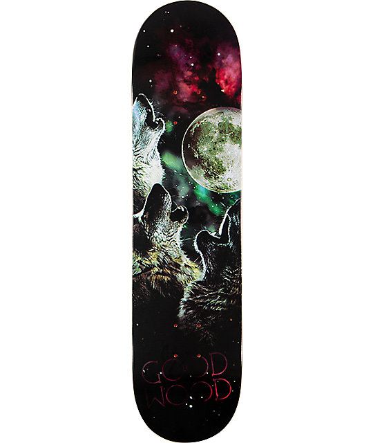 Goodwood Wolf Moon 7.75" Skateboard Deck Zumiez