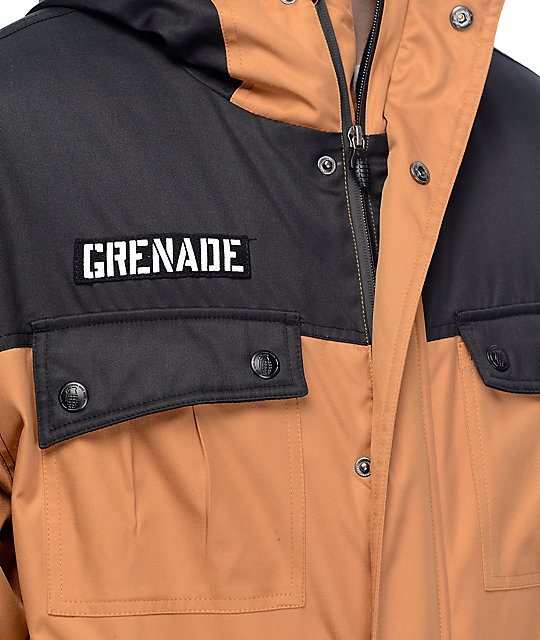 Grenade M65 Khaki 10K Snowboard Jacket Zumiez