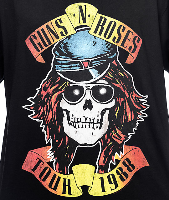 guns n roses tour shirts