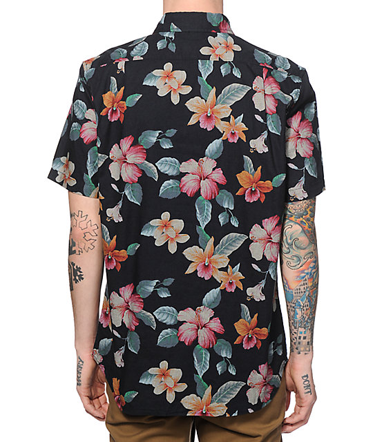 huf button up shirt