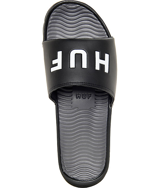 HUF Black Slides Zumiez