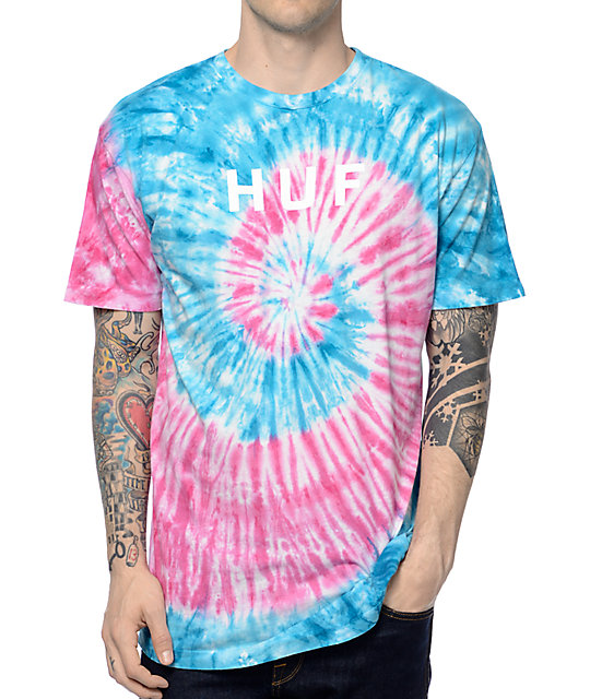 huf tie dye shirt