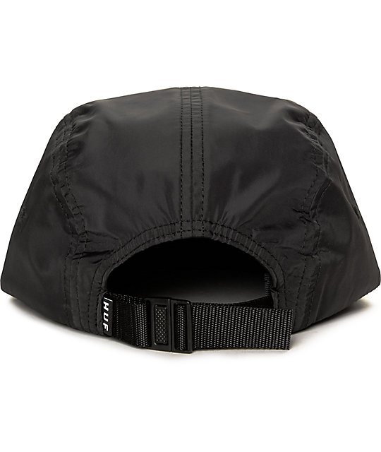 HUF Packable Black Nylon 5 Panel Hat Zumiez