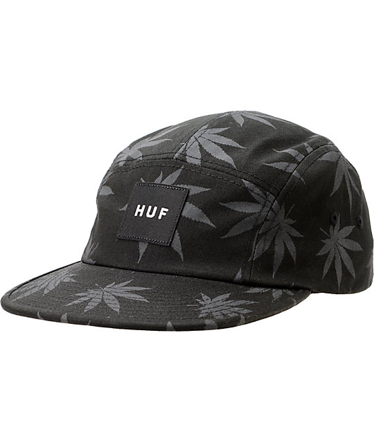 HUF Plantlife Black 5 Panel Hat | Zumiez