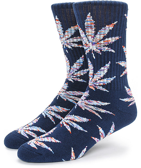 HUF Plantlife Melange Crew Socks Zumiez