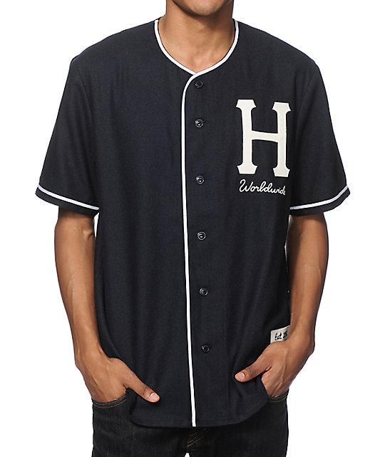 HUF Swing Kings Baseball Jersey Zumiez