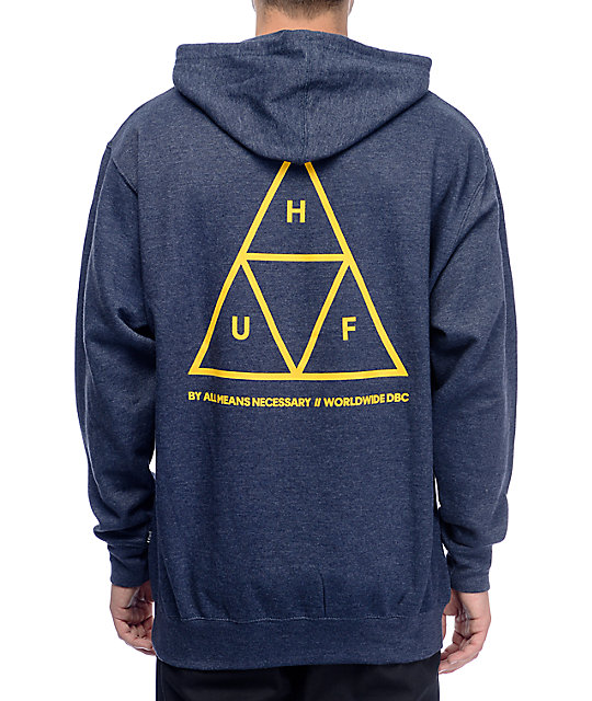 guess triangle hoodie