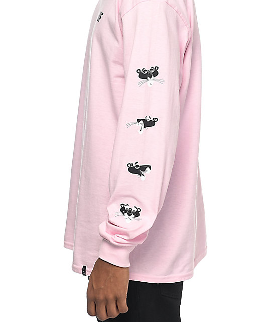 huf pink long sleeve