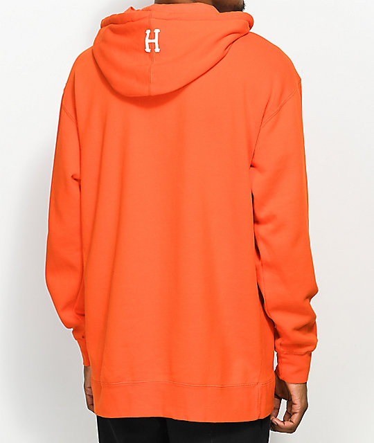 orange huf hoodie