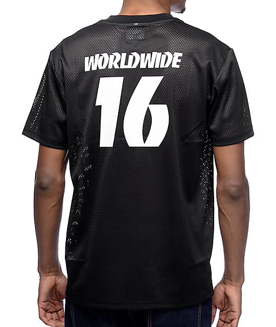 HUF x Thrasher TDS Black Mesh Jersey Zumiez