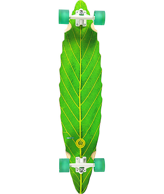 Habitat Leaf Lines Green 41" Longboard Complete | Zumiez