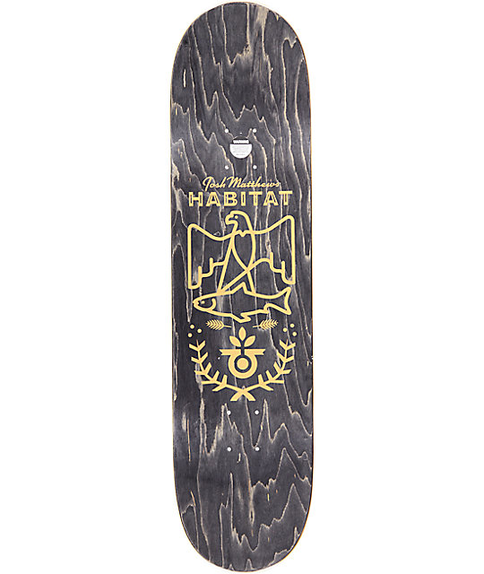 Habitat Matthews Wood Grain 8.25" Skateboard Deck Zumiez