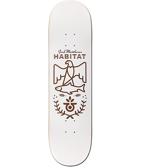 Habitat Matthews Wood Grain 8.25" Skateboard Deck Zumiez
