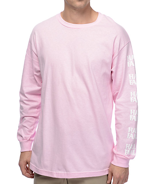 light pink long sleeve shirt men