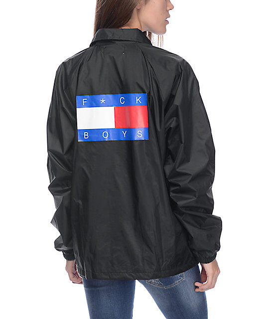 Hellz Bellz F*ck Boys Black Coaches Jacket Zumiez