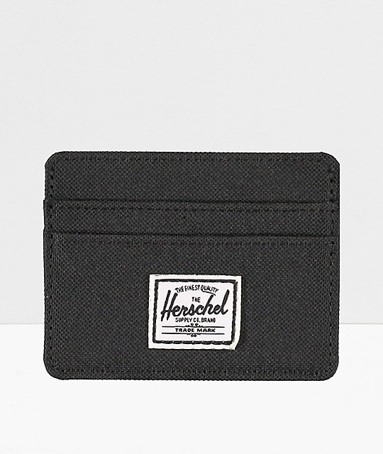 Herschel Supply Co. Charlie Black Cardholder Wallet Zumiez