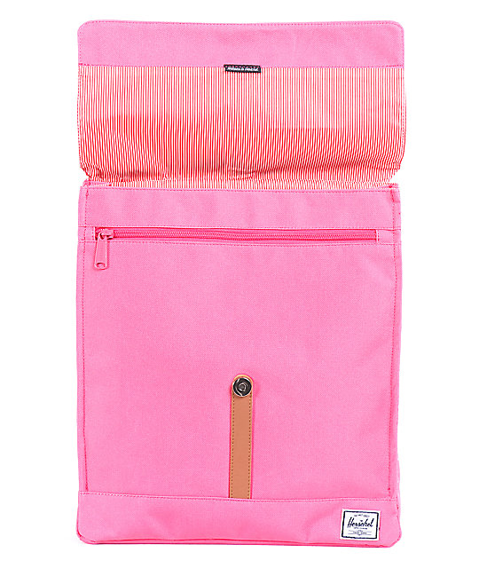 pink herschel backpack