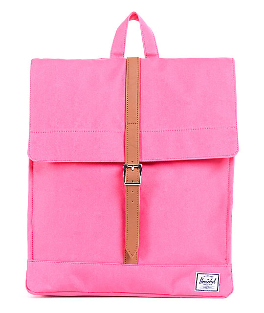 pink herschel backpack