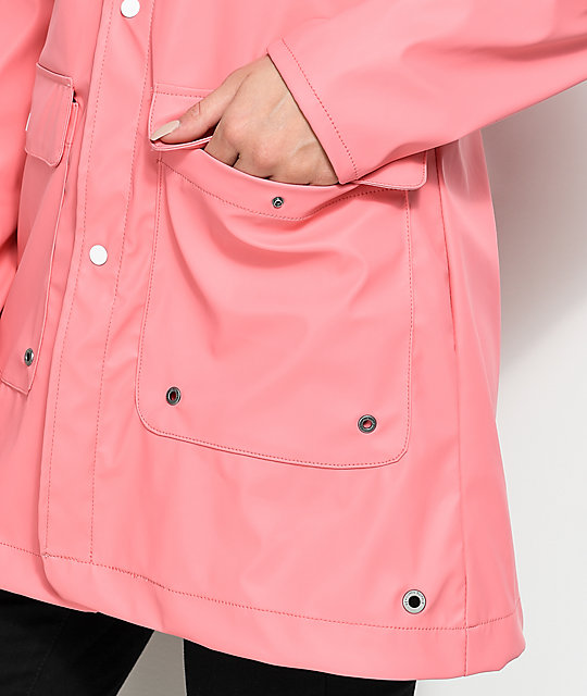 Herschel Supply Co. Forecast Strawberry Ice Parka Rain Jacket Zumiez