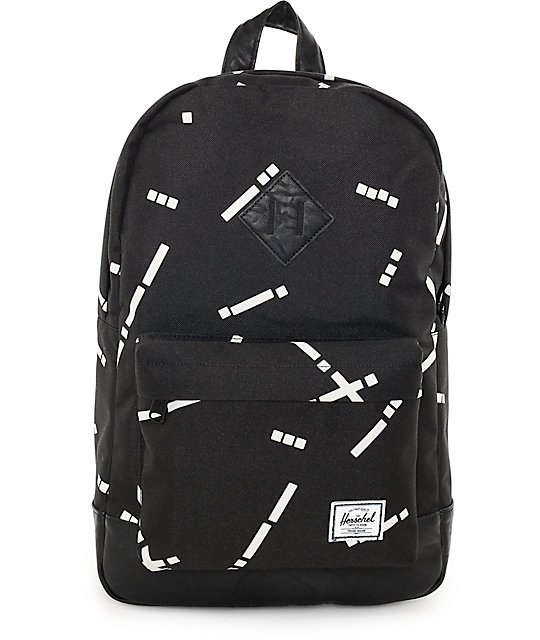 Herschel Supply Co. Heritage Black Code 21.5L Backpack Zumiez