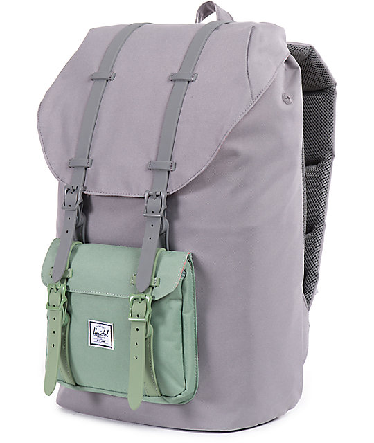 Herschel Supply Co. Little America Grey Foliage 23.5L Backpack Zumiez