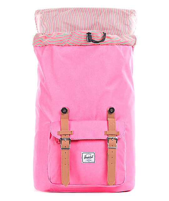 pink herschel backpack