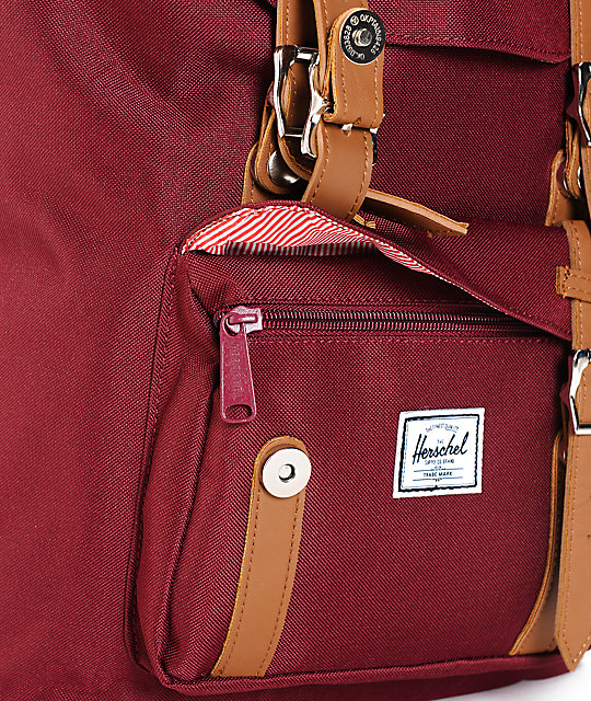 Herschel Supply Co. Little America Windsor Wine 16.5L Backpack Zumiez