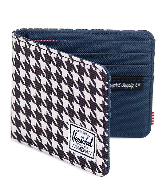 Herschel Supply Co. Roy Houndstooth Bifold Wallet Zumiez