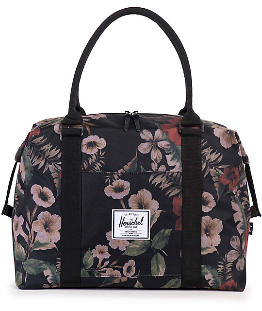 Herschel Supply Co. Strand Black & Hawaiian Camo 28.5L Duffle Bag Zumiez