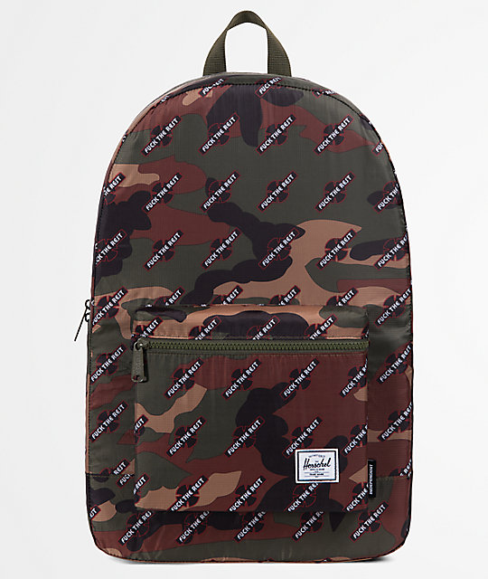 Herschel Supply Co. x Independent Camo Packable Daypack 24.5L Backpack
