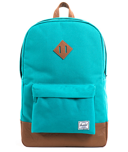 Herschel Supply Heritage Teal 21L Backpack at Zumiez PDP