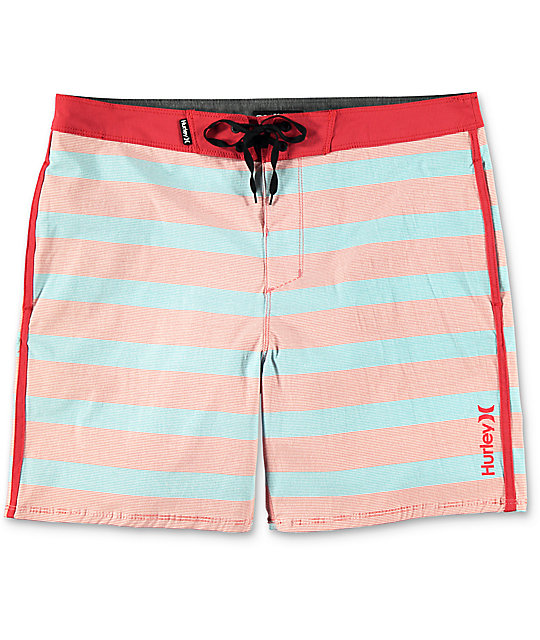 Hurley Beachside Windsor Red & Blue Board Shorts at Zumiez PDP