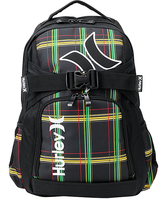 Hurley Honor Roll 2 Rasta Skate Skate Backpack Zumiez