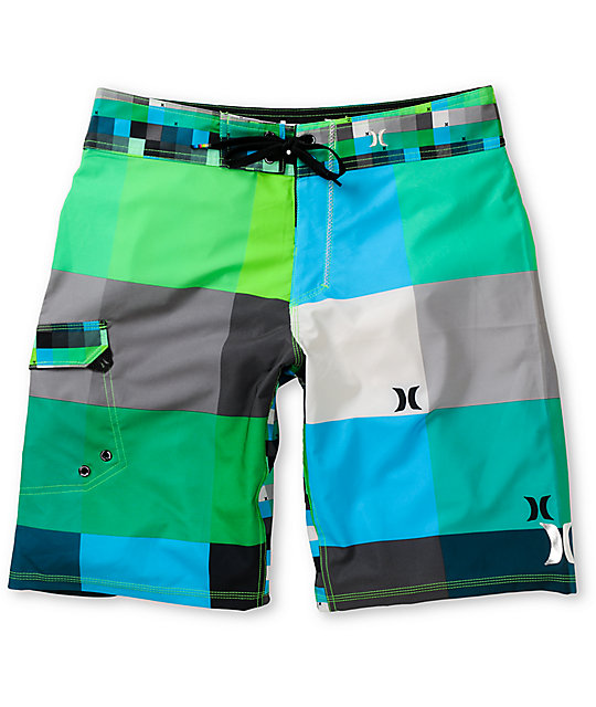 Hurley Kingsroad Phantom Green 21 Board Shorts Zumiez